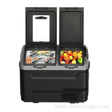Portable 40L DC 12/24V Mini Fridge for Home, Office, Outdoor, Car, Truck, Travel, Camping